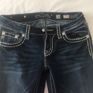 Miss Me Jeans Like NEW . Size 28, dark blue